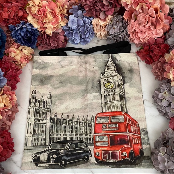 Eco-Friendly London’s Big Ben Folding Tote Bag - Picture 5 of 16